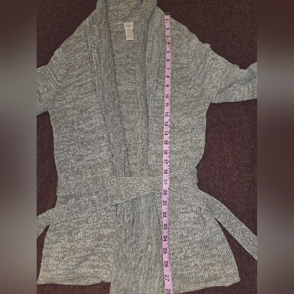 J. Jill Taupe Long Sweater Size XS Silk Blend - Picture 9 of 9